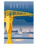 Affiche Nantes - Grue Titan