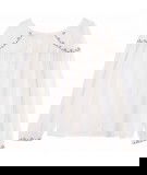 Blouse brodée en coton - Ecru