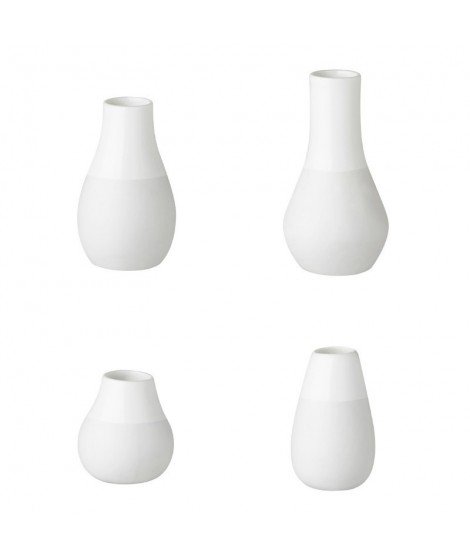 Set de 4 minis vases en céramique