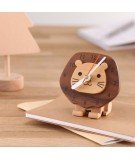 Horloge pour enfant Lion en bois