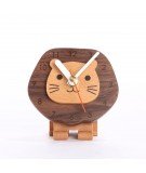 Horloge pour enfant Lion en bois
