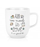 Mug XL - All we need is love et un grand thé