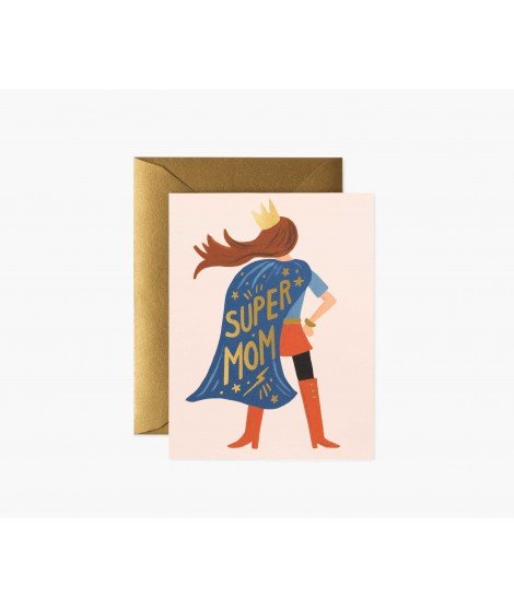 Carte double Super Mom