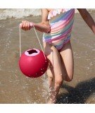 Seau de plage grand format - Ballo cerise et rose