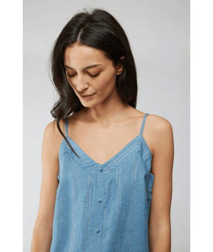 Top à bretelles - Denim