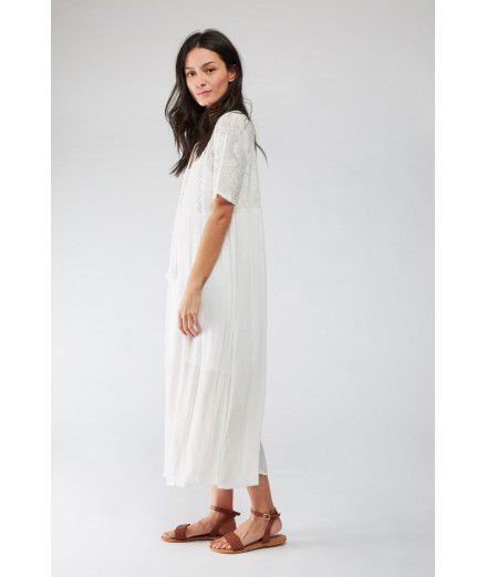 Robe longue Orville - Blanc