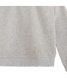 Sweat festonné coton gris pailleté - Emile et Ida