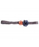 Headband pour enfant Petites fleurs - Rose et bleu