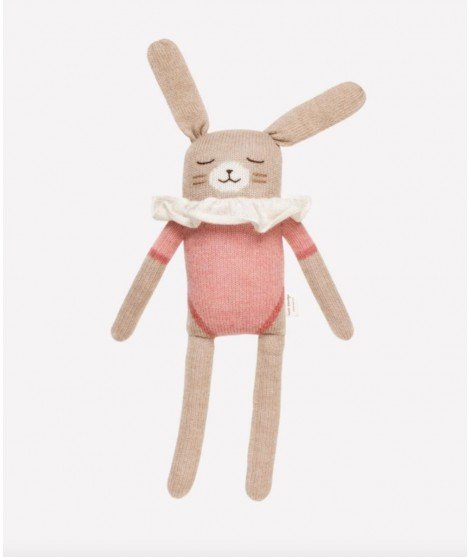Grand doudou lapin - maillot rose (LM)
