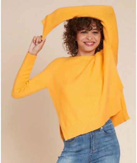 Pull parisienne - jaune