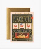 Carte "I hit the jackpot with you"