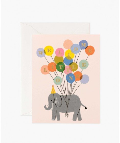 Carte de naissance - Eléphant