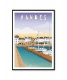 Affiche A2 - Vannes, Le Port
