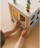 Nouveau cube d'activités en bois Little Goose de la marque de jouets pour enfants Little Dutch