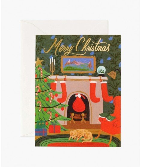 Carte de Noël - Merry Christmas Réveillon - rifle paper co - merci léonie