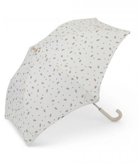 Parapluie pour enfant de la marque scandinave pour enfant Konges Slojd. Motif rétro composé de petites fleurs. 