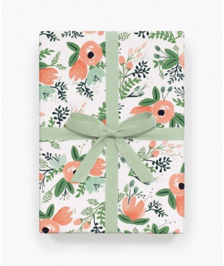 Papier Cadeau de la marque Rifle Paper Co motif Wildflowers