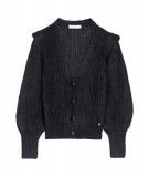 Gilet Adelina noir en laine et en mohair de la marque La Petite Etoile