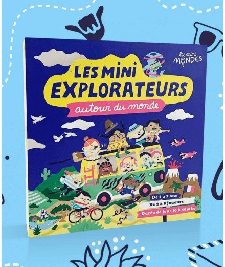 Jeu de société Les mini explorateurs de la marque française Les Mini Mondes