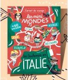 Magazine "Carnet de voyage Italie" de la marque française Les Mini Mondes. Adapté pour les enfants de 4 à 7 ans