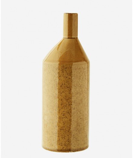 Grand vase en grès Moutarde de la marque de décoration Madam Stoltz