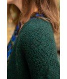 Gilet en laine et mohair modèle Malona en coloris Vert Sapin de la marque française La Petite Etoile Paris