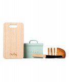 Boîte à pain miniature et ses accessoires de petit-déjeuner de la marque Maileg