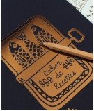 Carnet de recettes Sardines Bleu Marine de la marque française Les Editions du Paon
