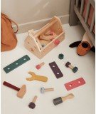 Boîte à outils en bois de la marque de jouets pour enfants Kid's Concept