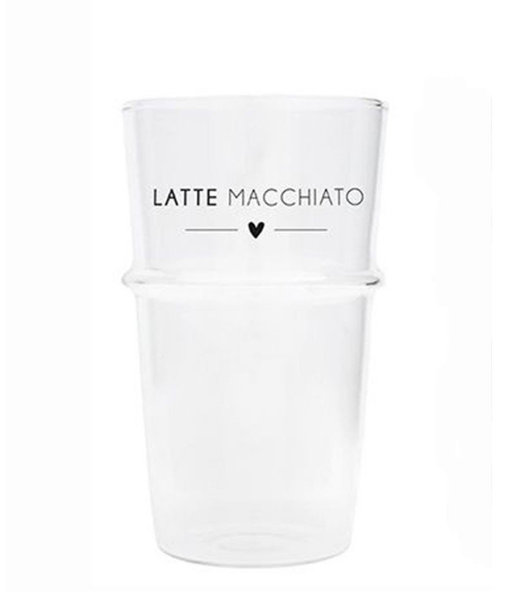 Grand verre à Latte Macchiato - Merci Léonie