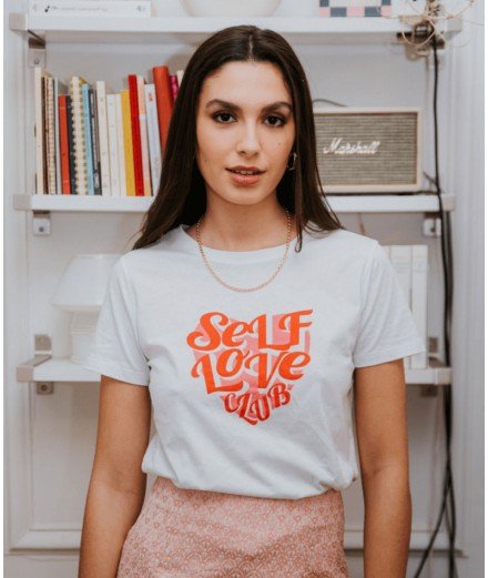 T-shirt en coton Self Love Club