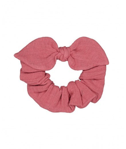 Chouchou pour enfant en gaze de coton rose de la marque Luciole et Petit Pois.