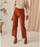 Pantalon en velours modèle Beatriz Chestnut de la marque française Louise Misha