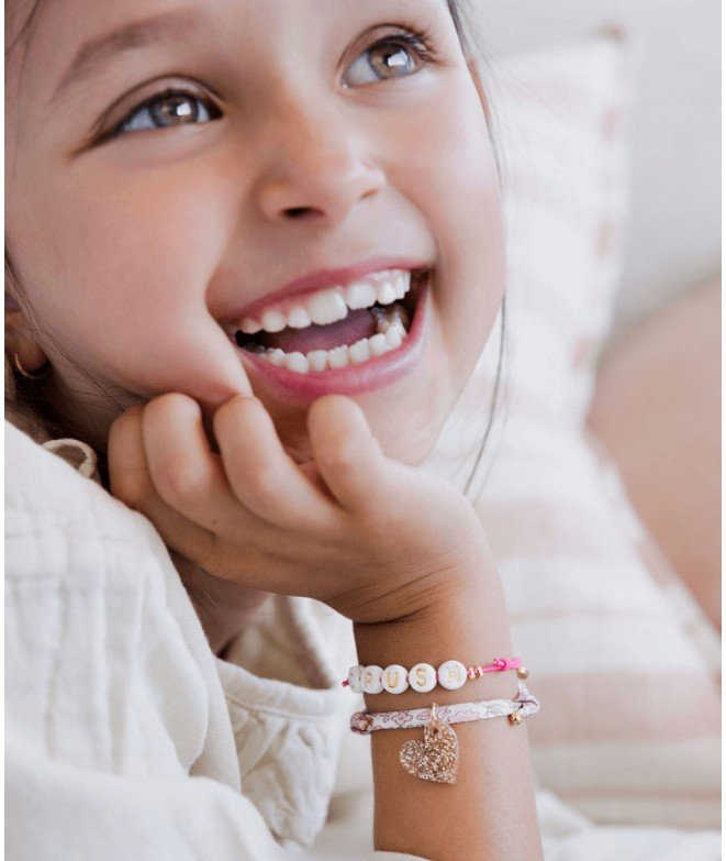 Bracelet pour enfant à élastique Chipie - Luciole et Petit Pois