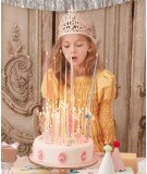 16 bougies d'anniversaire torsadées de la marque Méri Méri