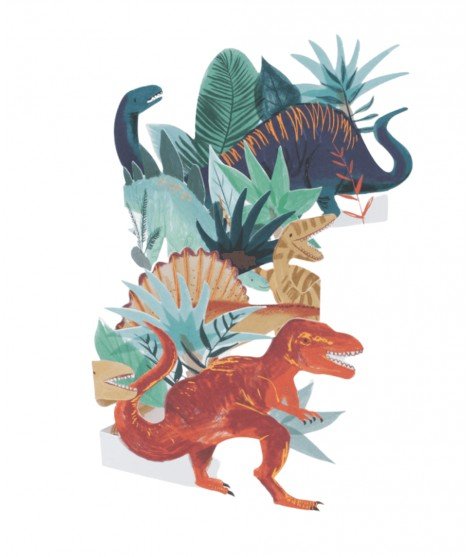 Carte anniversaire dinosaures_Cartesdart _ Jolies illustrations