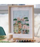 Kit de peinture au numéro sur le thème de la ville de Rome par la marque française de DIY La Petite Epicerie