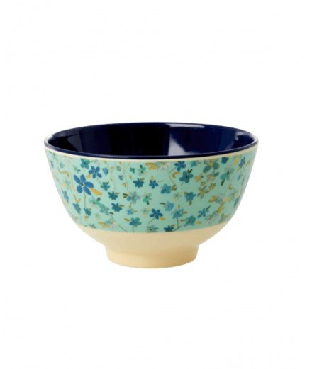 Petit bol en melamine Blue floral de la marque Rice