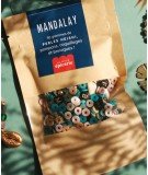 Mélange de perles Heishi couleur Mandalay de la marque La Petite Epicerie. Poids : 50 grammes.