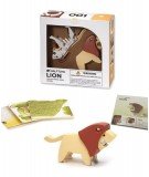 Lion et son diorama de la marque de jouets Half Toys