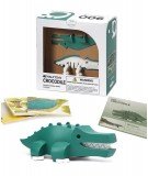 Figurine Crocodile et son diorama réalisés par la marque Half Toys