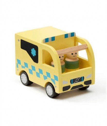 Ambulance en bois de la marque pour enfants Kid's Concept. Adapté pour les enfants de plus de 3 ans.