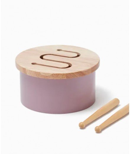 Tambour pour enfant couleur lilas en bois certifié FSC. De la marque Kid's Concept