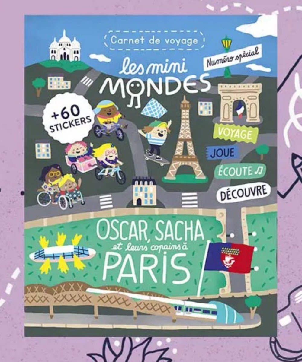 Mon carnet de voyage à Paris - Jo et moi autour du monde - ENFANTILINGUE
