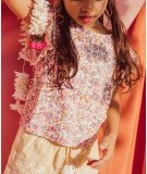 T-shirt Hermance en jersey de coton pour petite fille réalisé par la marque française Louise Misha