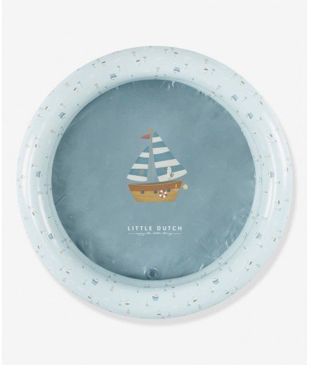 Piscine gonflable pour enfant de 80 cm de diamètre. Collection Sailors Bay de la marque Little Dutch
