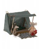 Tente Happy Camper adaptée pour les petites souris Maileg.