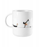 Mug en porcelaine Yoga de la marque de décoration Räder