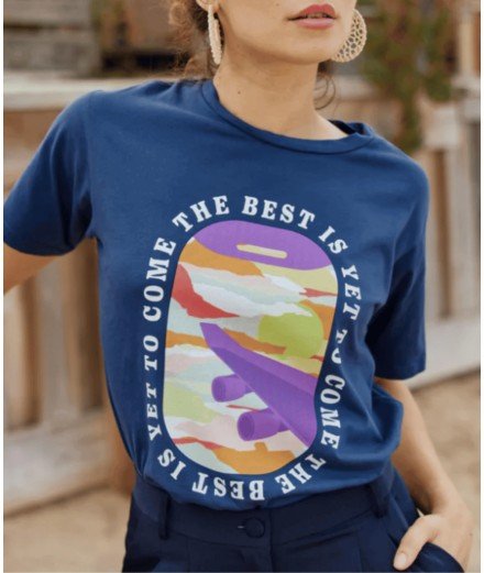 T-shirt Best marine de la marque La Petite Etoile