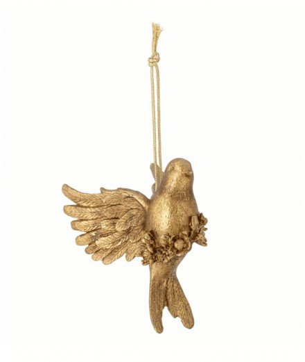 Décoration à suspendre Oiseau doré Jaylyn de la marque Bloomingville.